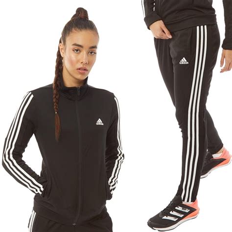 zwart adidas pak dames|adidas trainingspakken.